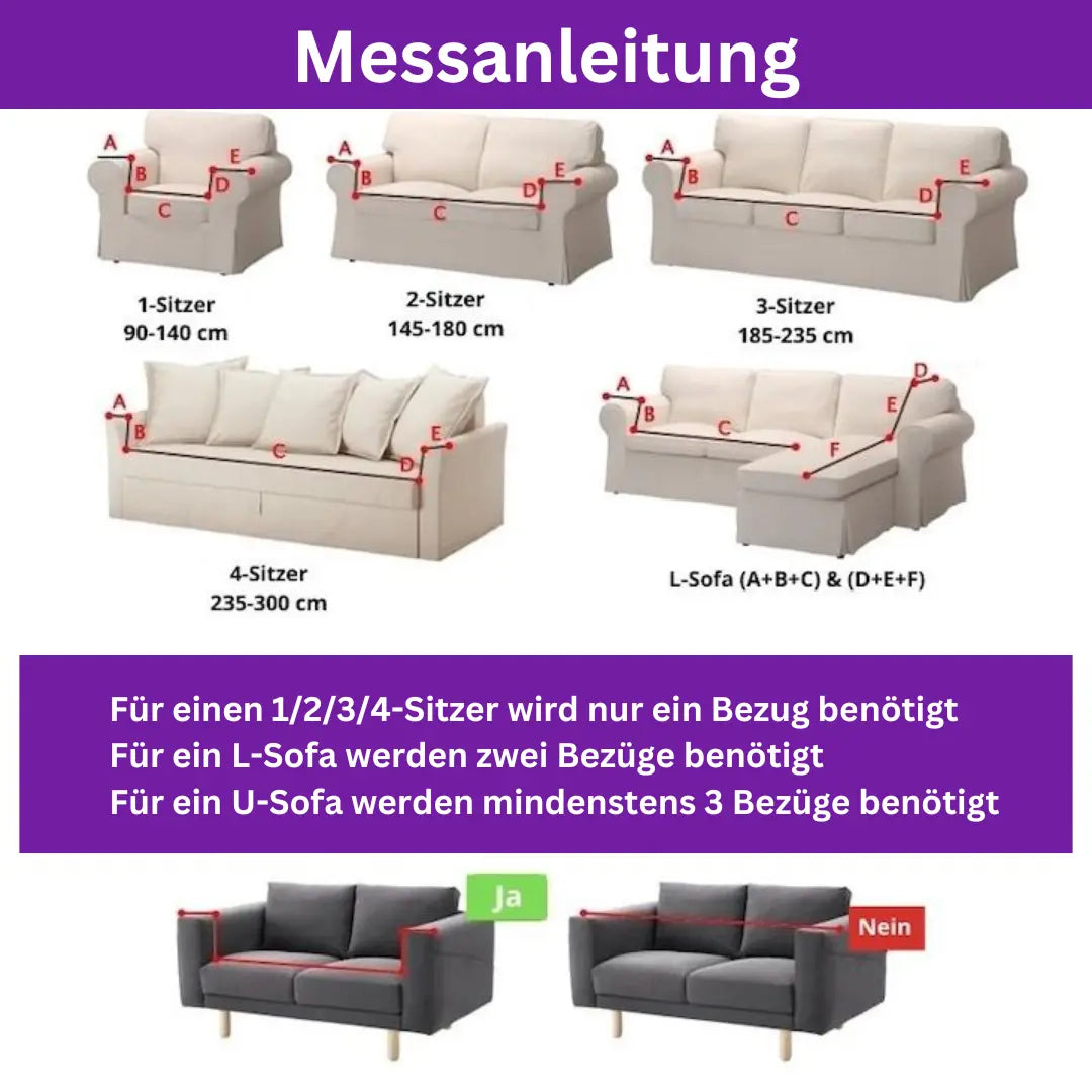 Elastischer Sofabezug Einzelcouch Weinrot Edlerwohnen