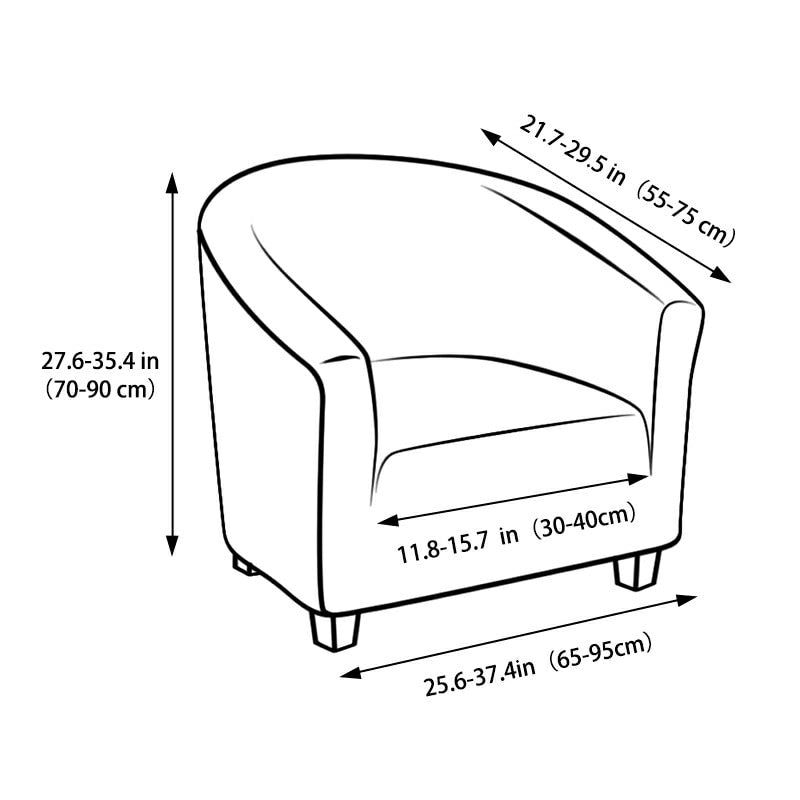 Sesselbezug Komfort Weinrot