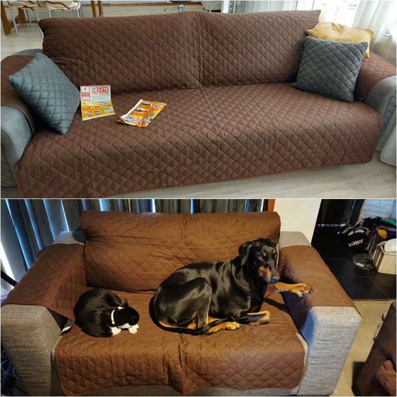 Sofaüberwurf Khaki