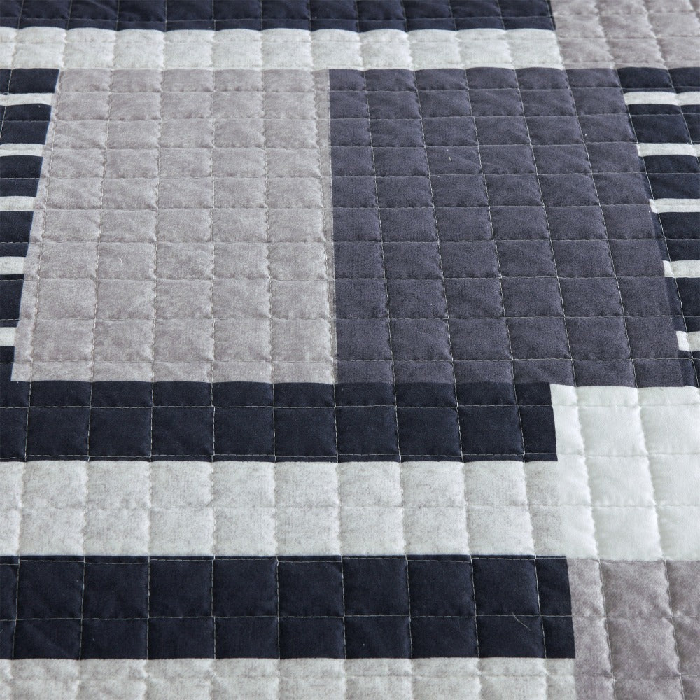 Tagesdecke Hestia Blau-Weiss