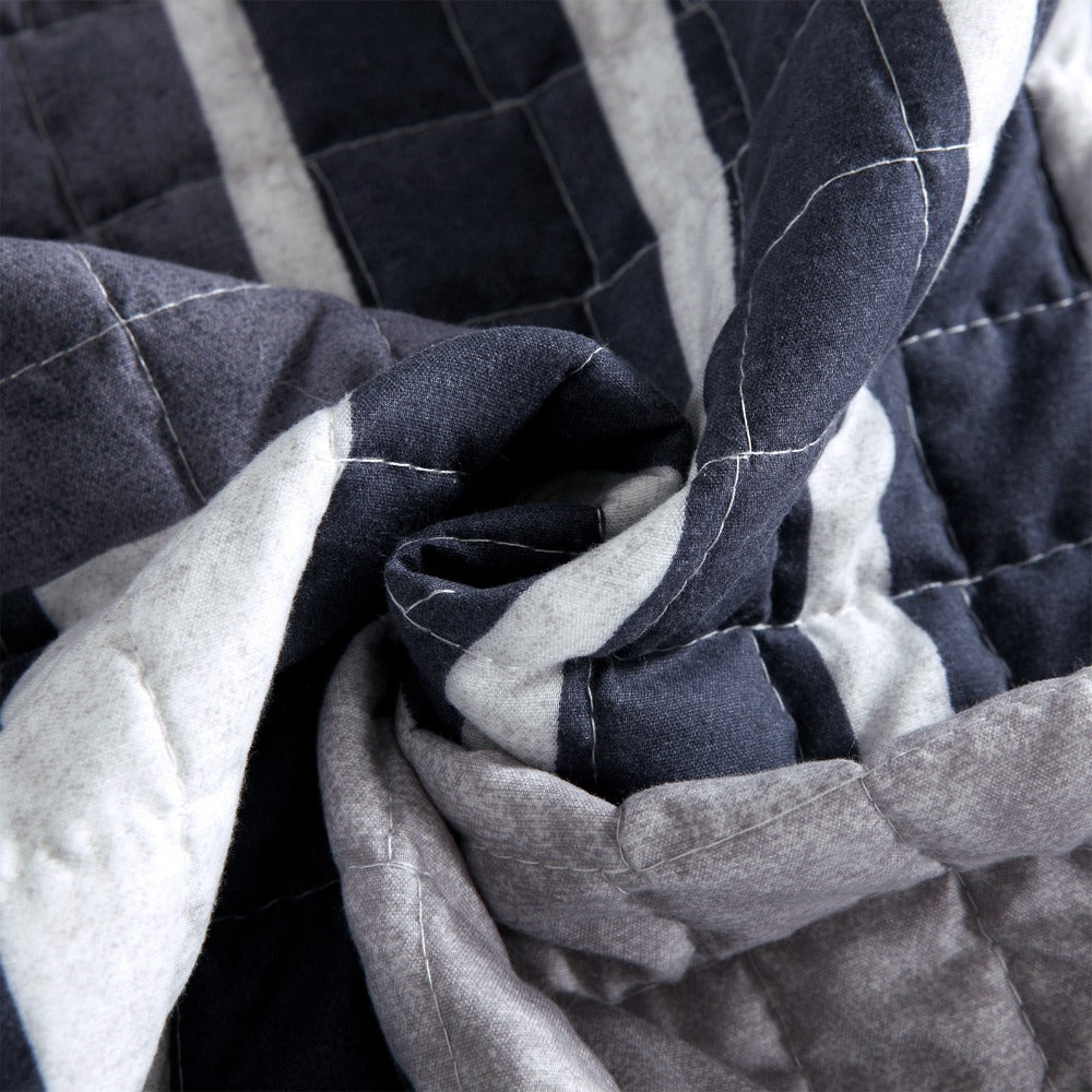 Tagesdecke Hestia Blau-Weiss