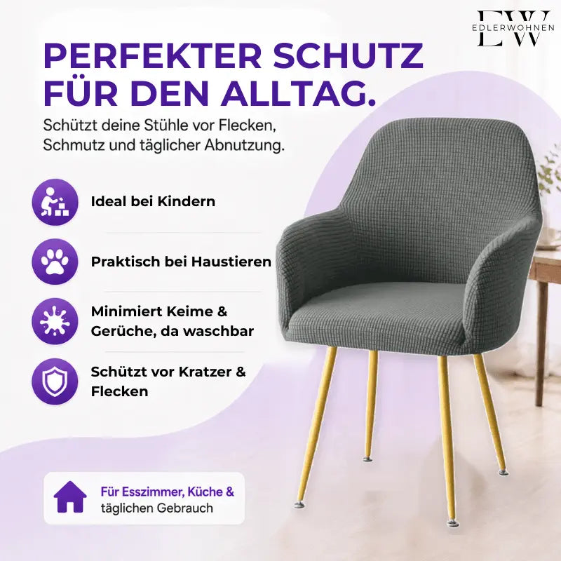 Stuhlhussen mit Armlehne Edlerwohnen