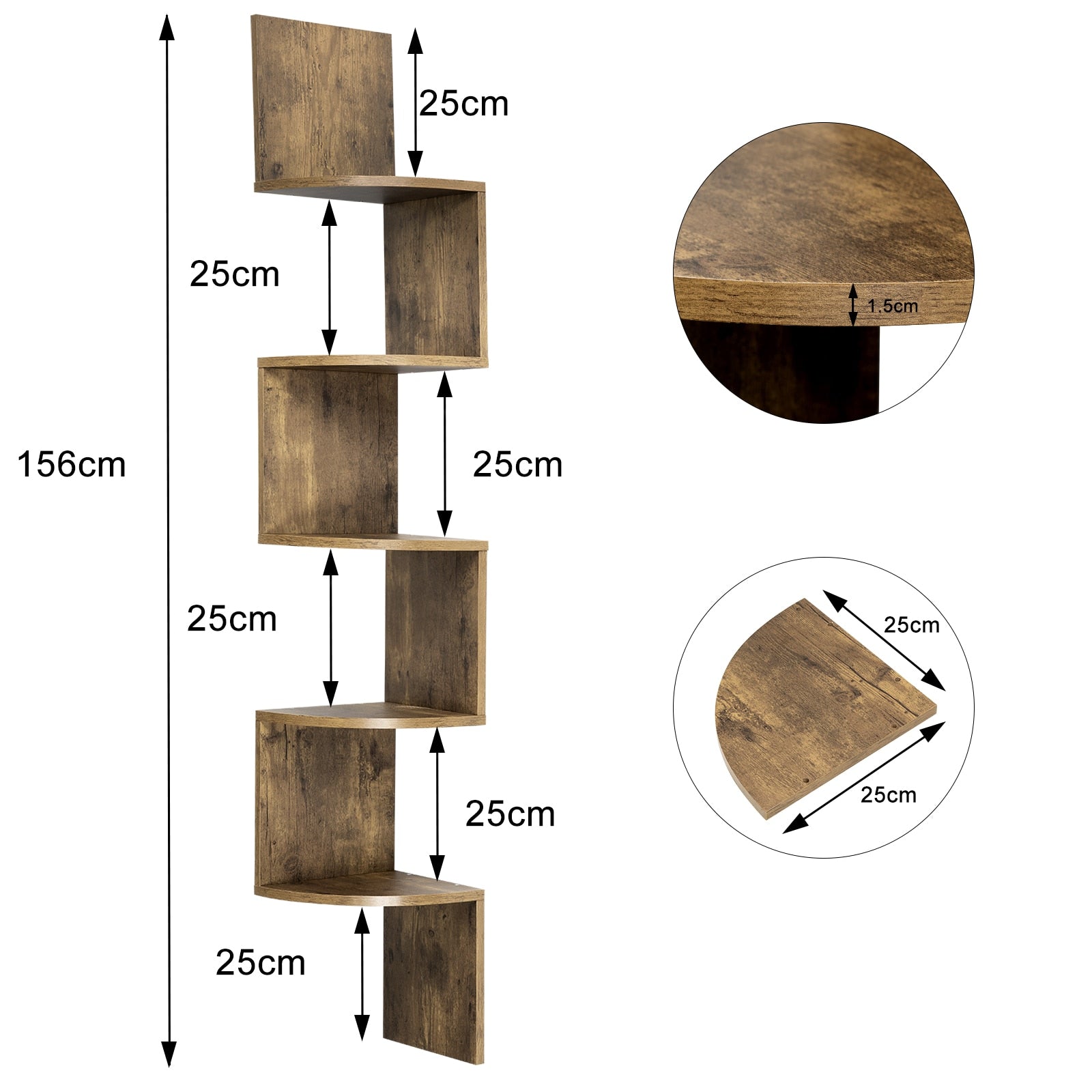 Zickzack Premium holzoptik