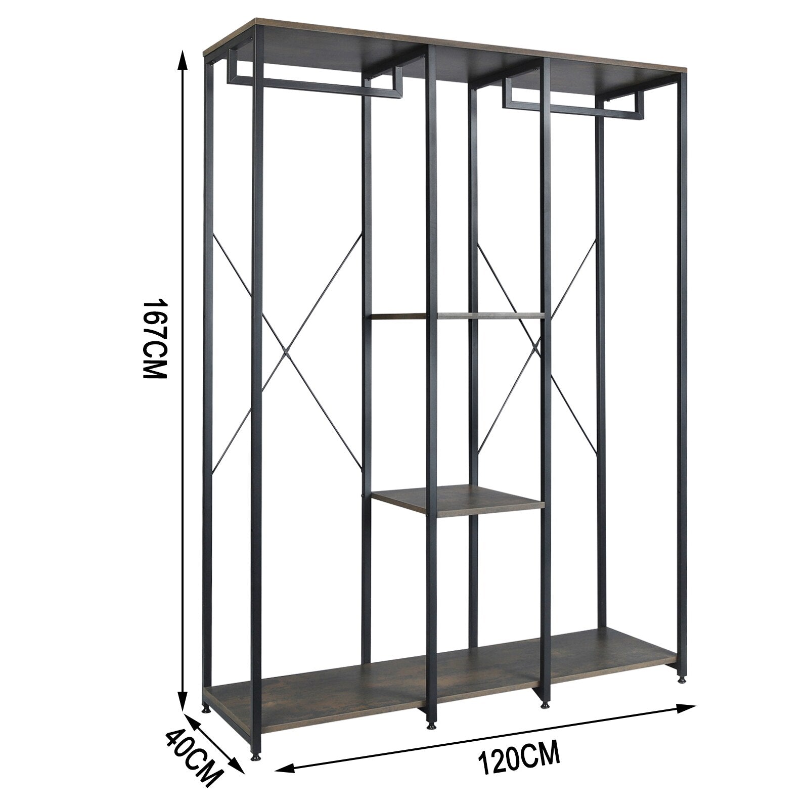 Kleiderschrank EW3 120x40 x167cm