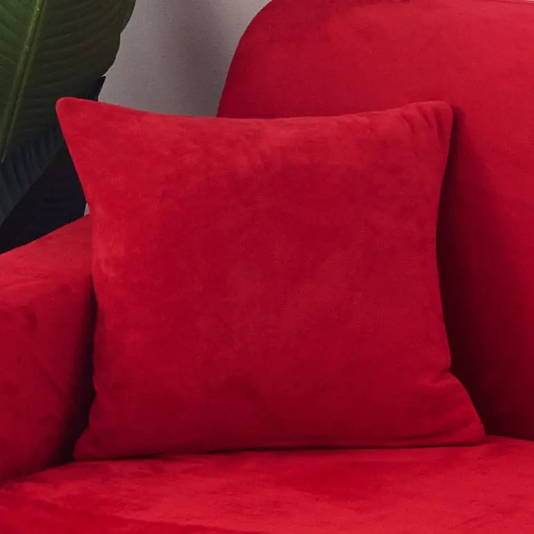 Sofakissenbezug Premium 45x45cm Rot Edlerwohnen