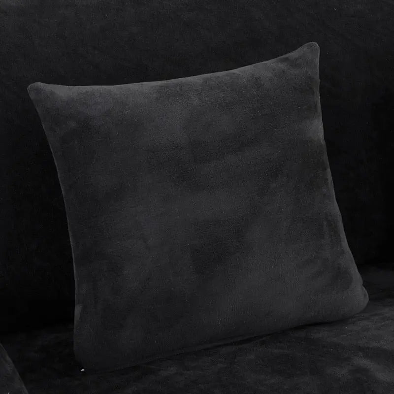 Sofakissenbezug Premium 45x45cm Schwarz Edlerwohnen