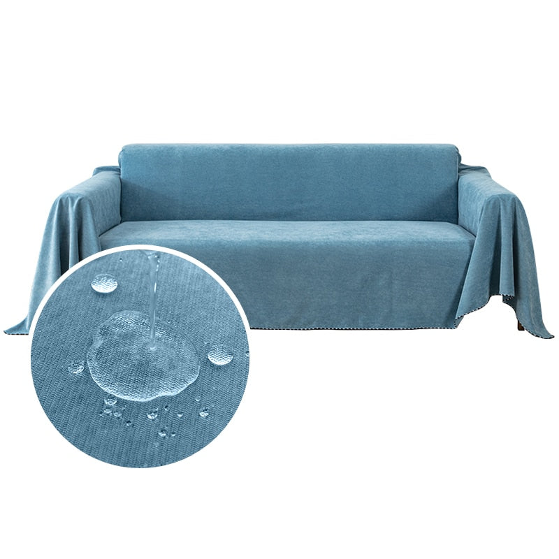 Sofaüberwurf "Decke" Blau
