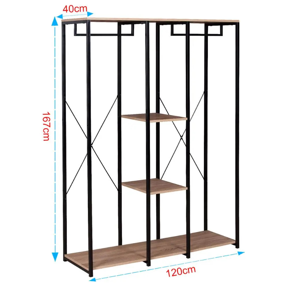 Kleiderschrank EW2 120x40 x167cm Edlerwohnen
