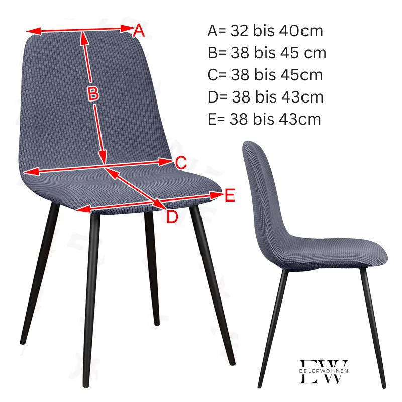 Stuhlhussen Schalenstuhl