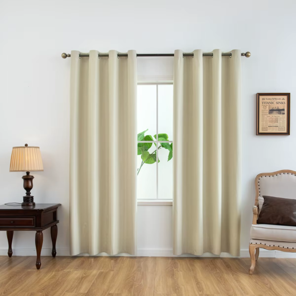 Gardine Blickdicht Beige