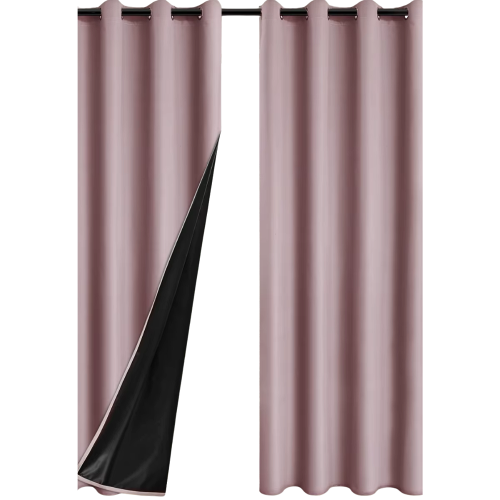 Gardine Blickdicht Pink