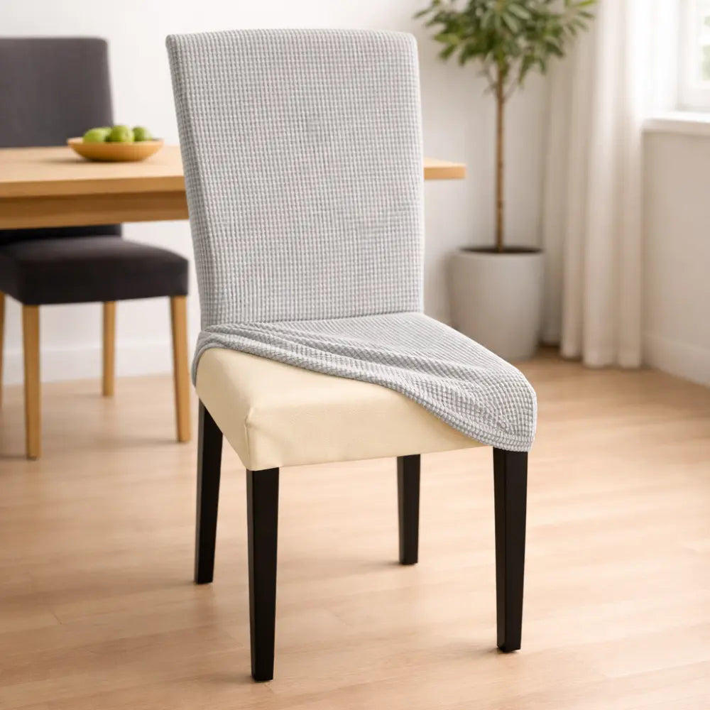 Stuhlhussen Jacqy´s Hellgrau Edlerwohnen
